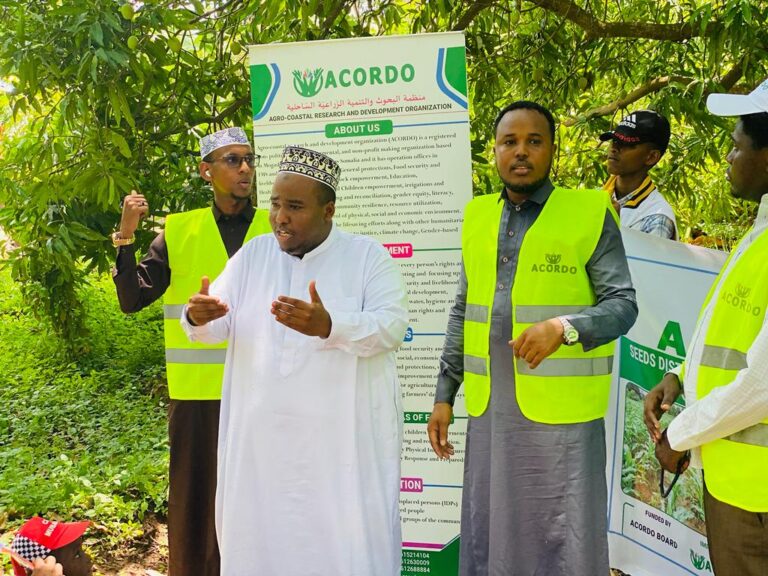 TRAINING WORKSHOP  ON SEED DISTRIBUTION AND AGRICULTURAL ENHANCEMENT PROGRAM FOR FARMERS IN BAL’AD DISTRICT IN HIRSHABELLE STATES OF SOMALIA April 20